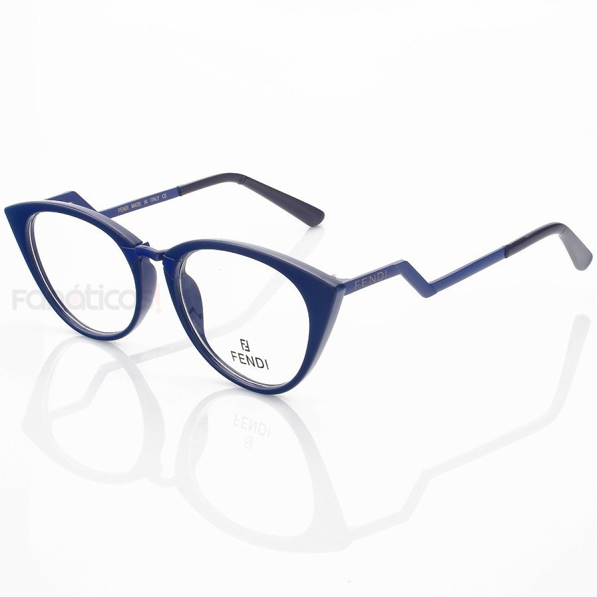 Armação de Óculos Gatinho Fendi Orchidea Azul