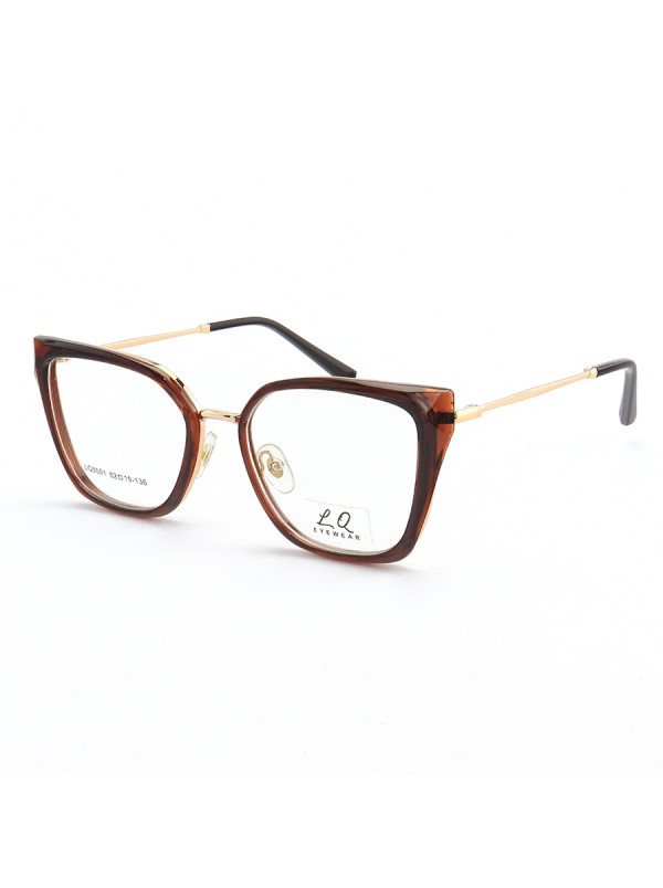 Armação de Óculos Quadrado LQ5501 Marrom