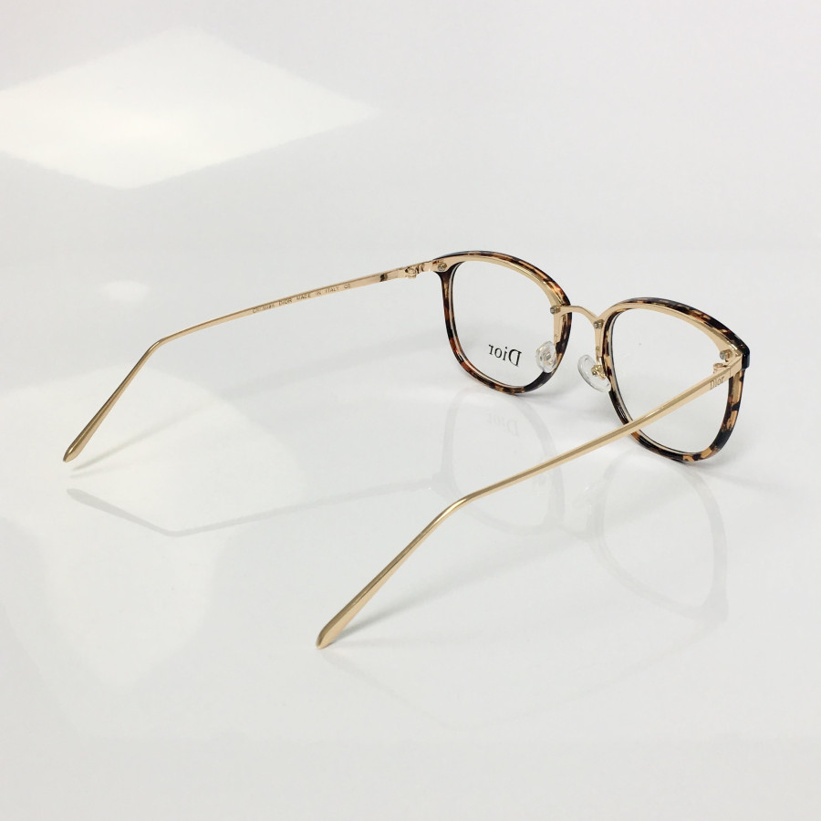 Óculos Armação de Grau - Dior RM2002-1 CD  - Tartaruga e Dourado