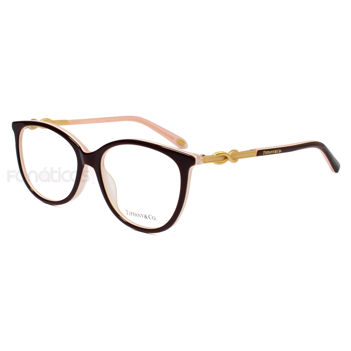 Oculos Armação de Grau Infinito - TF2143-B Fosco - Marrom e Rosa 
