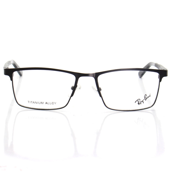 Armação de Óculos Masculina FN9127 Metal Titanium Preto