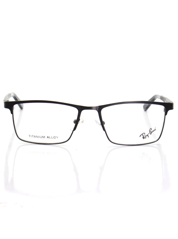 Armação de Óculos Masculina FN9127 Metal Titanium Preto