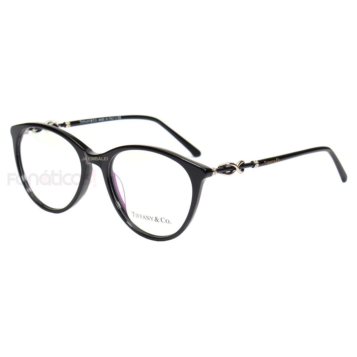 Armação de Óculos Oval Infinity TF2161 B Small - Preto