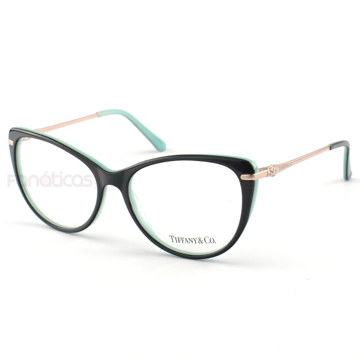 Oculos Armação de Grau Gatinho TF 5813 Preto e Azul