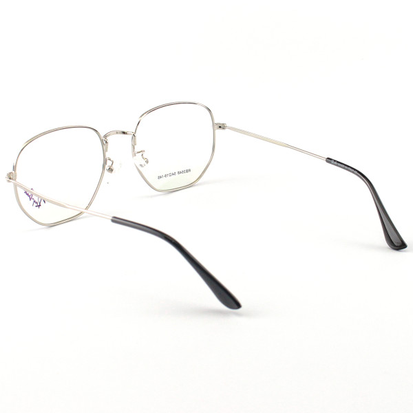 Armacao de Óculos RX 6448 Hexagonal Prata