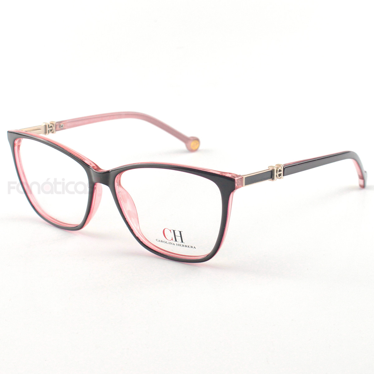 Armacao de Óculos  CH639 Preto e Rosa