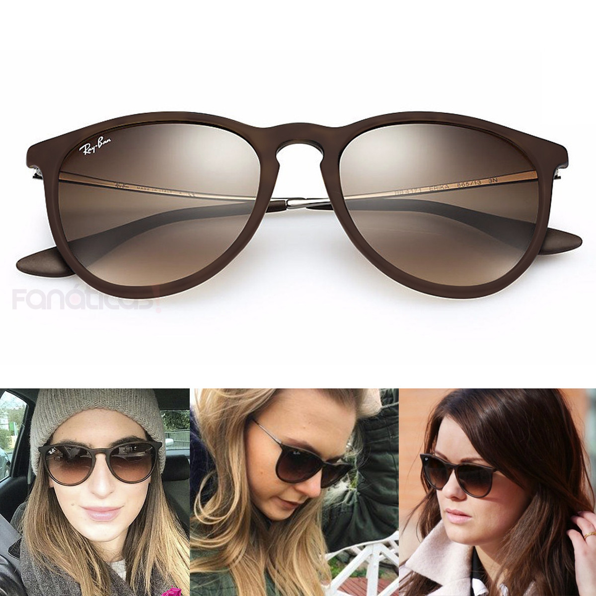 Óculos de Sol Erika RB4171 Marrom