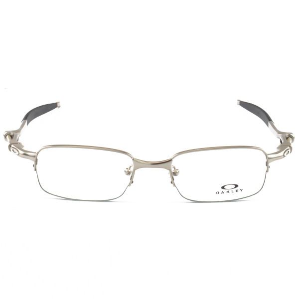 Armação de Óculos Retangular Oakley Coilover OX5043 Prata