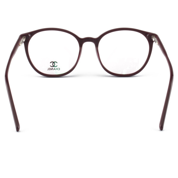 Armação de Óculos Redonda CH58663 Vinho