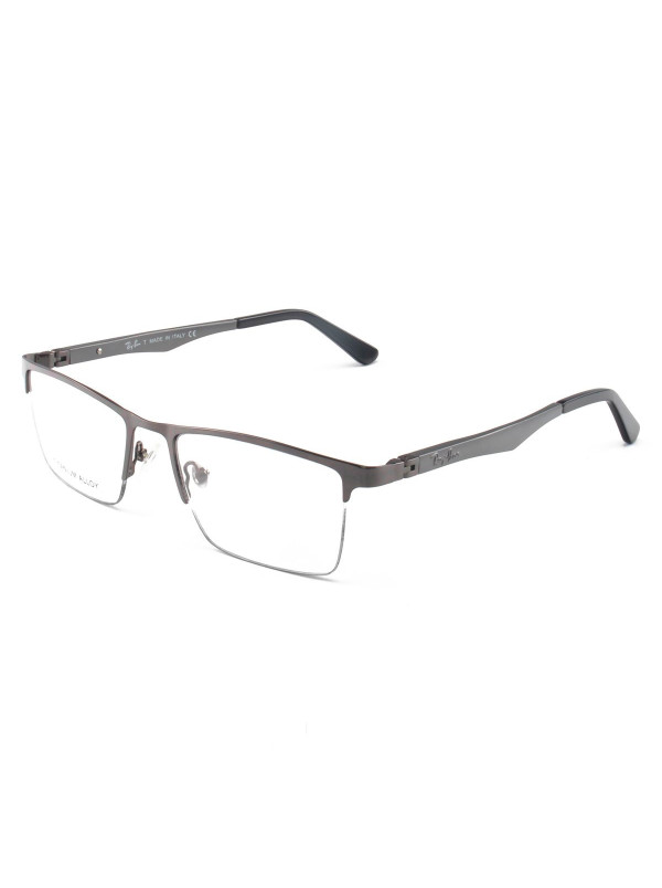 Armacao de Óculos Masculina Meio Aro FN9128 Grafite