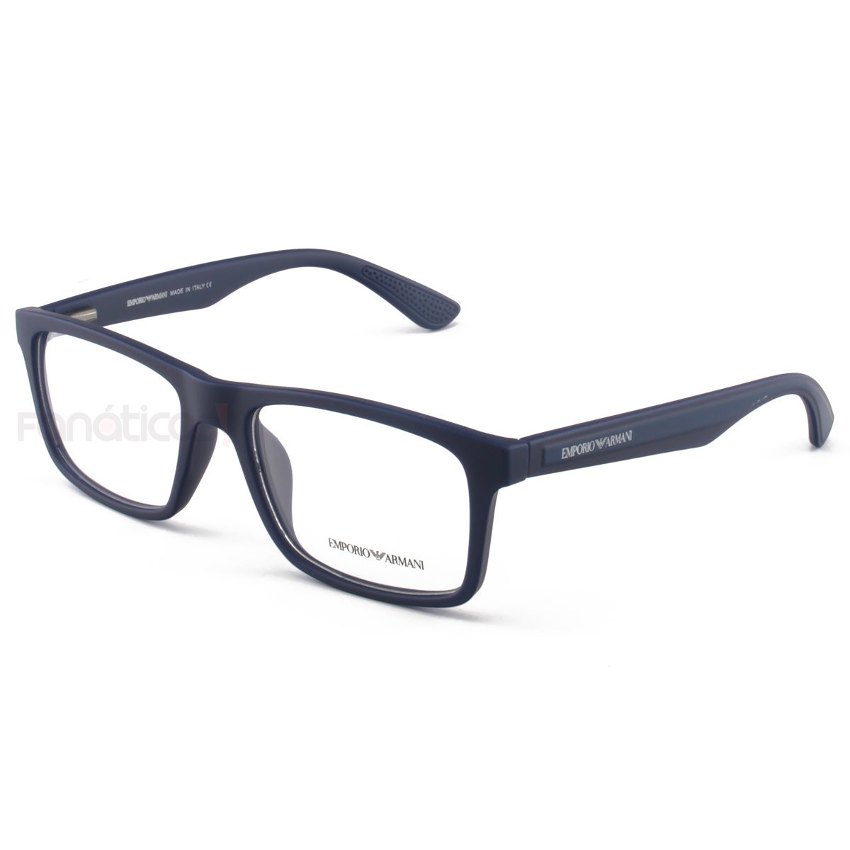 Armacao de Óculos Retangular Masculino EA3120 Azul