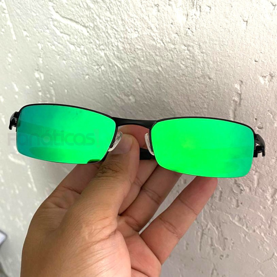 Óculos de Sol Lupinha Lupa Oakley Vilão Fio Nylon Preta e Verde