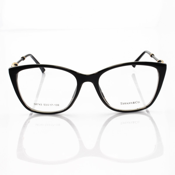 Armacao de Óculos Quadrada TF2160 Todo Preto