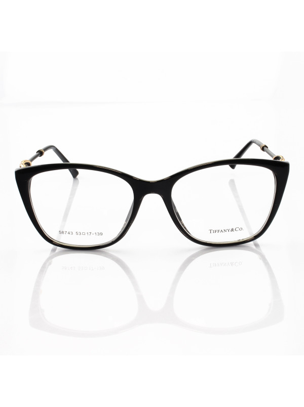 Armacao de Óculos Quadrada TF2160 Todo Preto