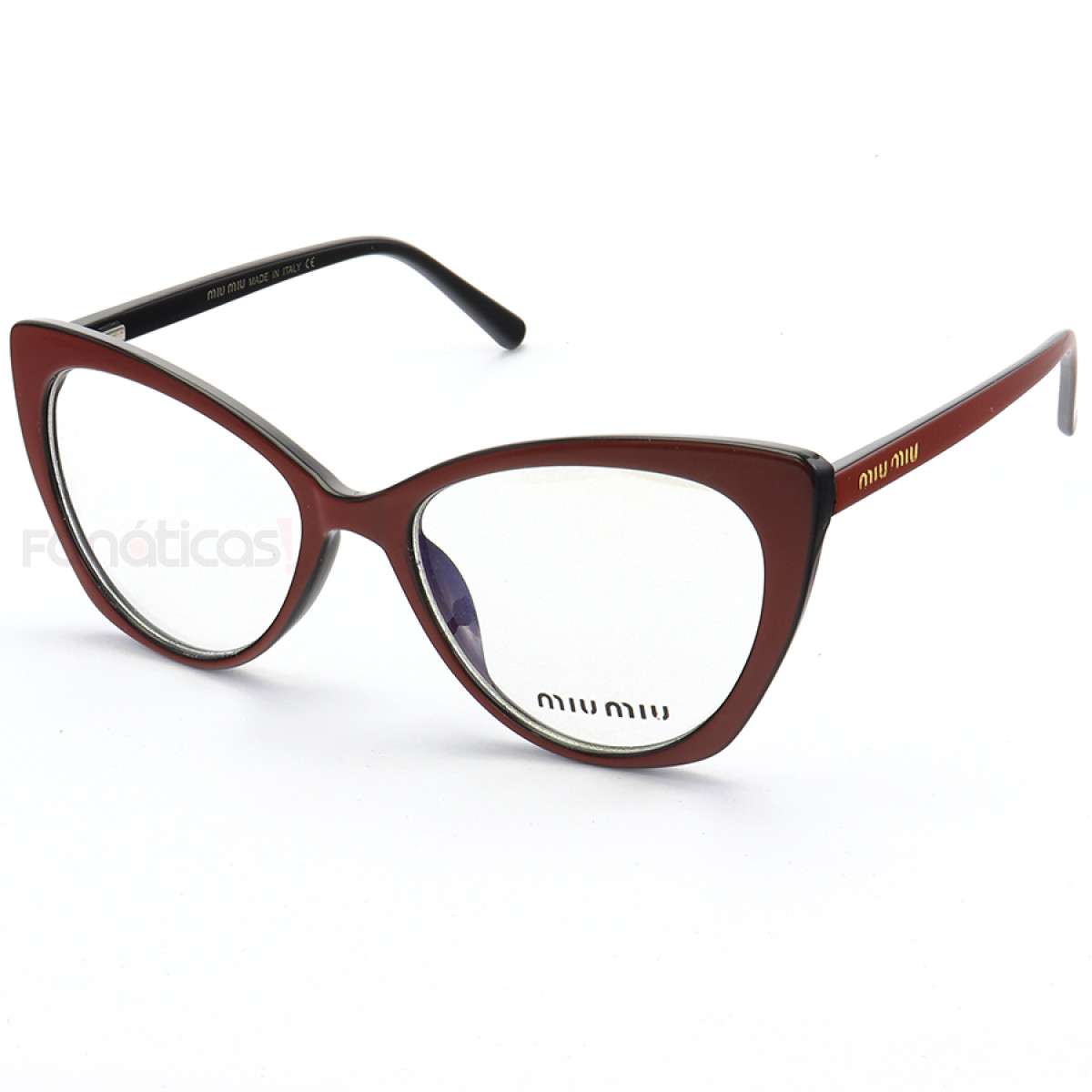 Armacao de Óculos Gatinho MV0085 Vermelho e Preto