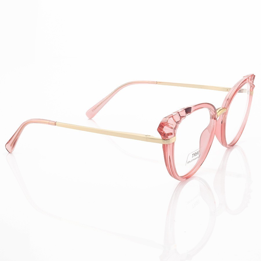 Armação de Óculos Oval DG5051 Diamante Rosa