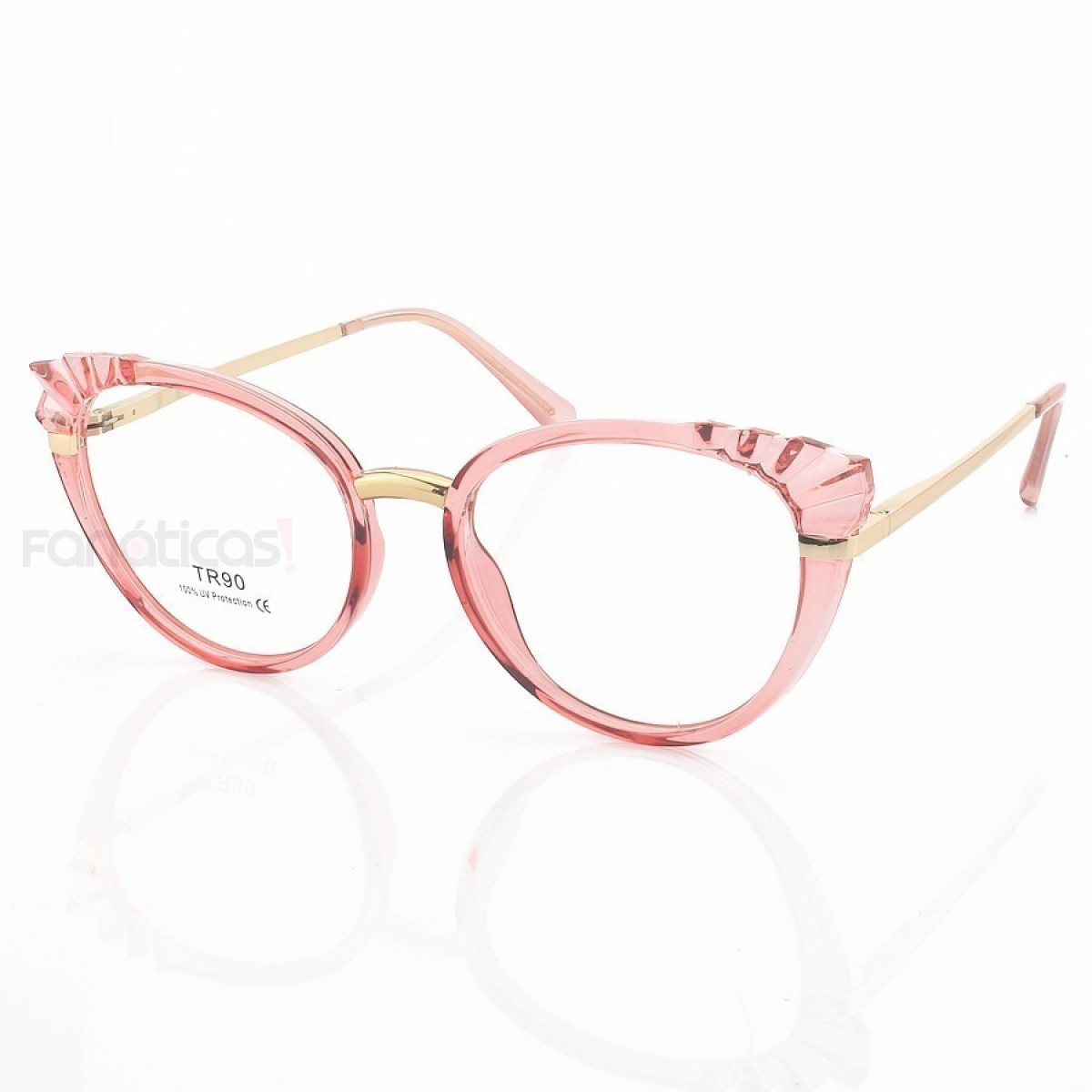 Armação de Óculos Oval DG5051 Diamante Rosa