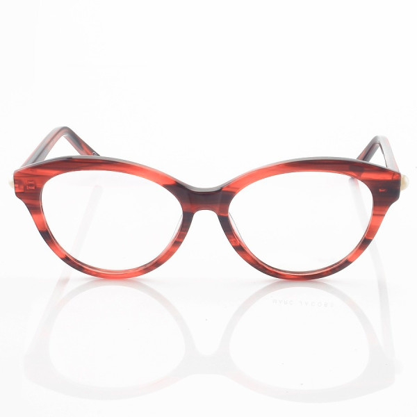 Armação de Oculos Gatinho Mj25 Rosa Rajado