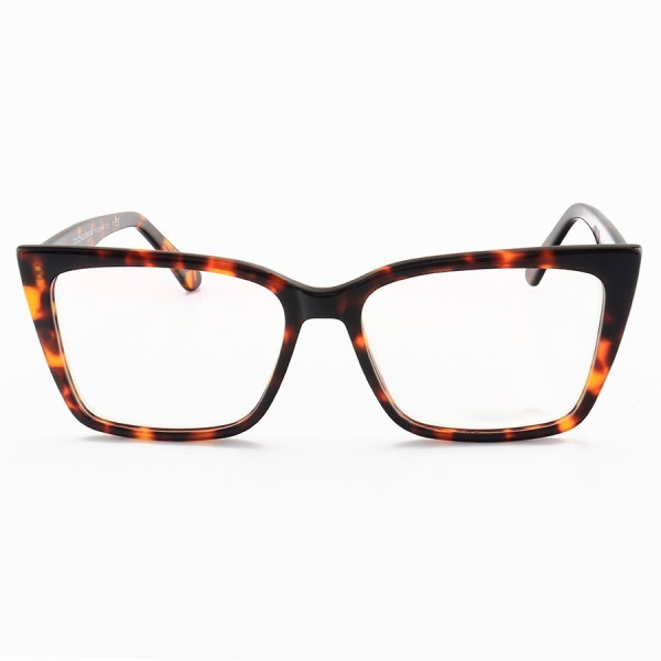 Armação de Óculos Quadrada  DG5031 Marrom Tartaruga