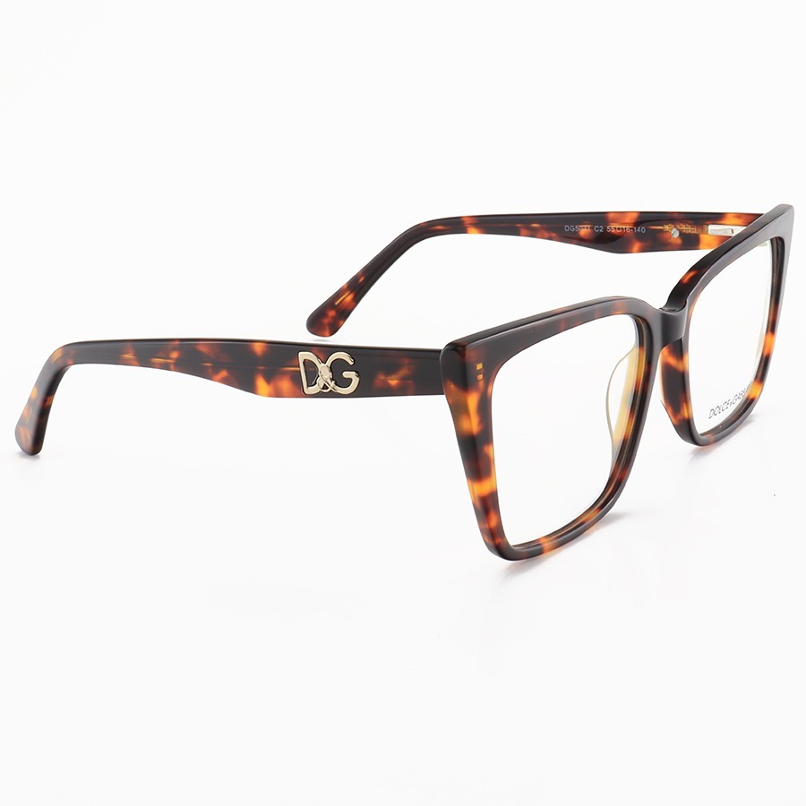 Armação de Óculos Quadrada Dolce & Gabbana DG5031 Marrom Tartaruga
