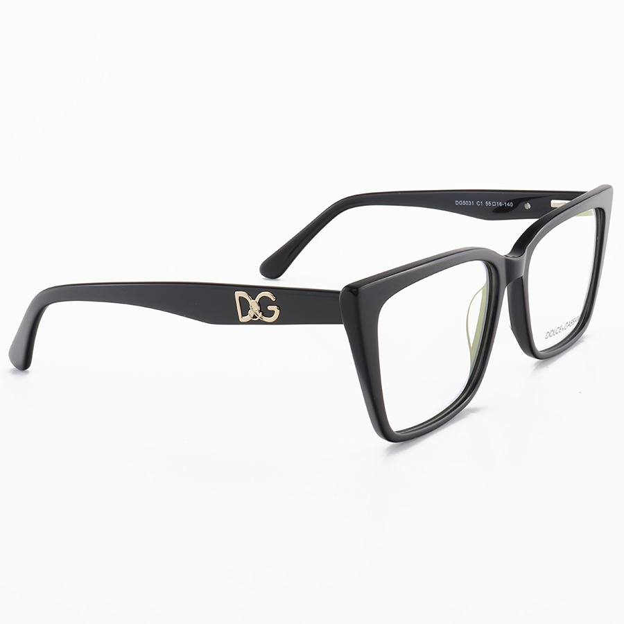 Armação de Óculos Quadrada Dolce & Gabbana DG5031 Preto