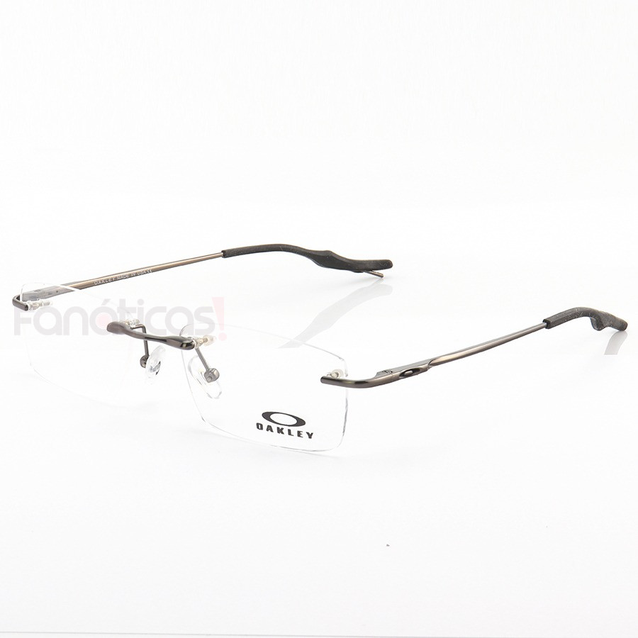 Armação de Óculos Retangular Flutuante Sem Aro Wingback Grafite