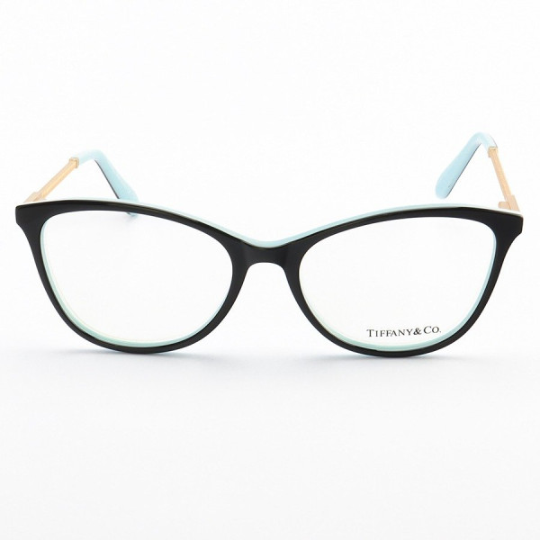 Armação de Óculos Oval TF2668 Preto e Azul