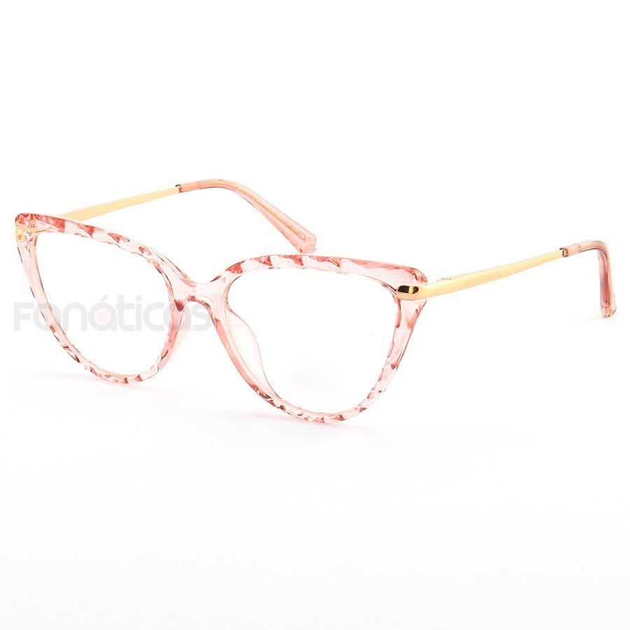 Armação de Óculos Gatinho  LQ92302 Rosa