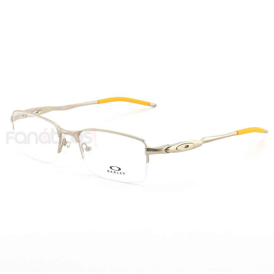 Armação de Óculos Meio Aro Evade OX3208 Cinza e Amarelo