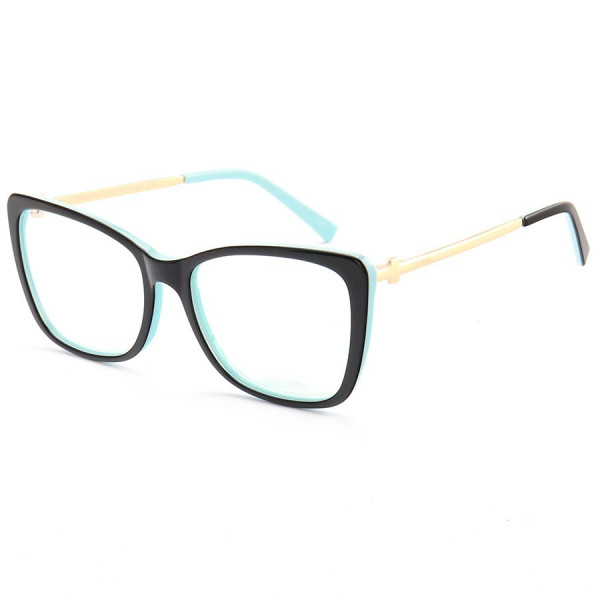 Armação de Óculos Quadrada TF2162 Preto e Azul