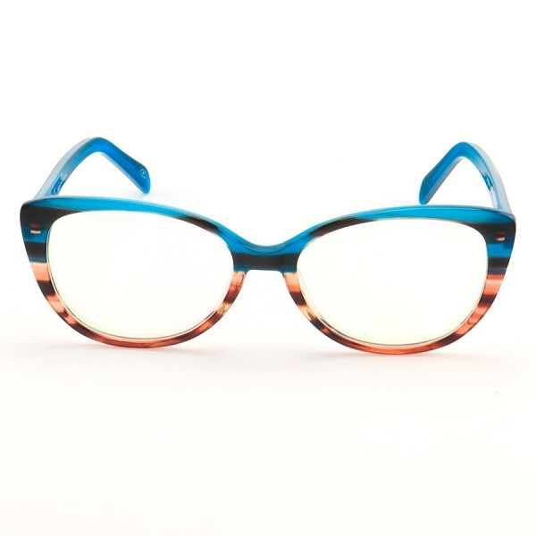 Armação de Óculos Gatinho VHE580 Azul Degrade