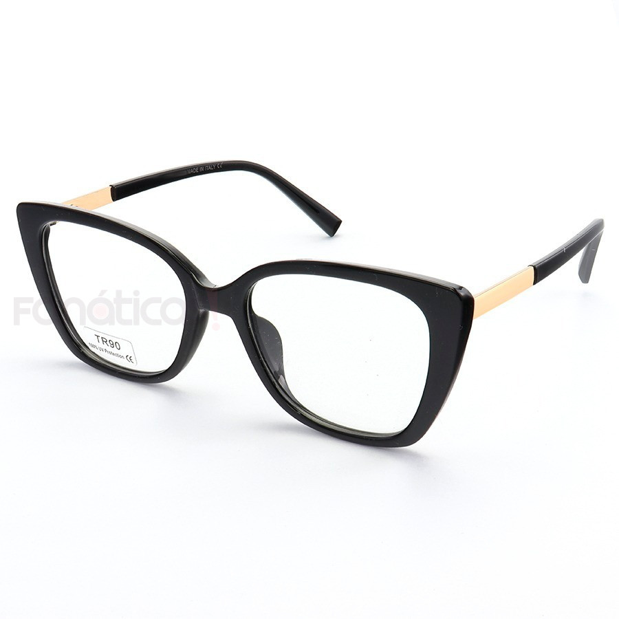 Armação de Óculos Quadrada LQ95717 Preto