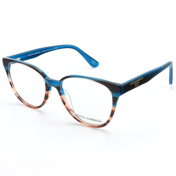 Armação de Óculos Oval  Dolce & Gabbana DG3320 Azul Degrade