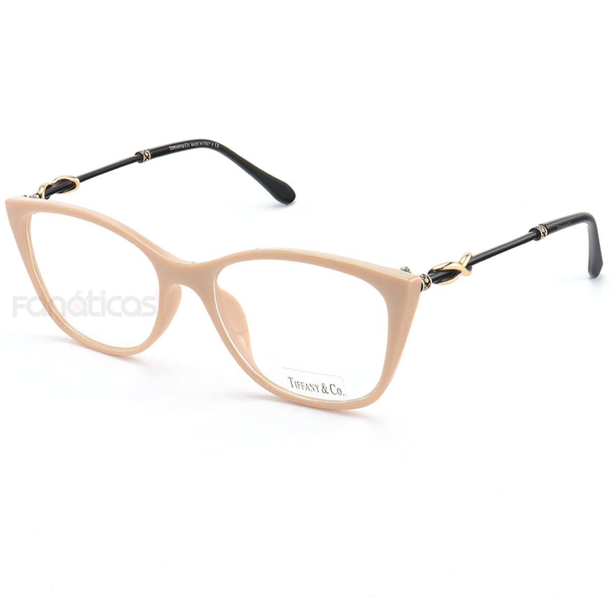 Armação de Óculos Quadrada TF2160 Rosa e Preto