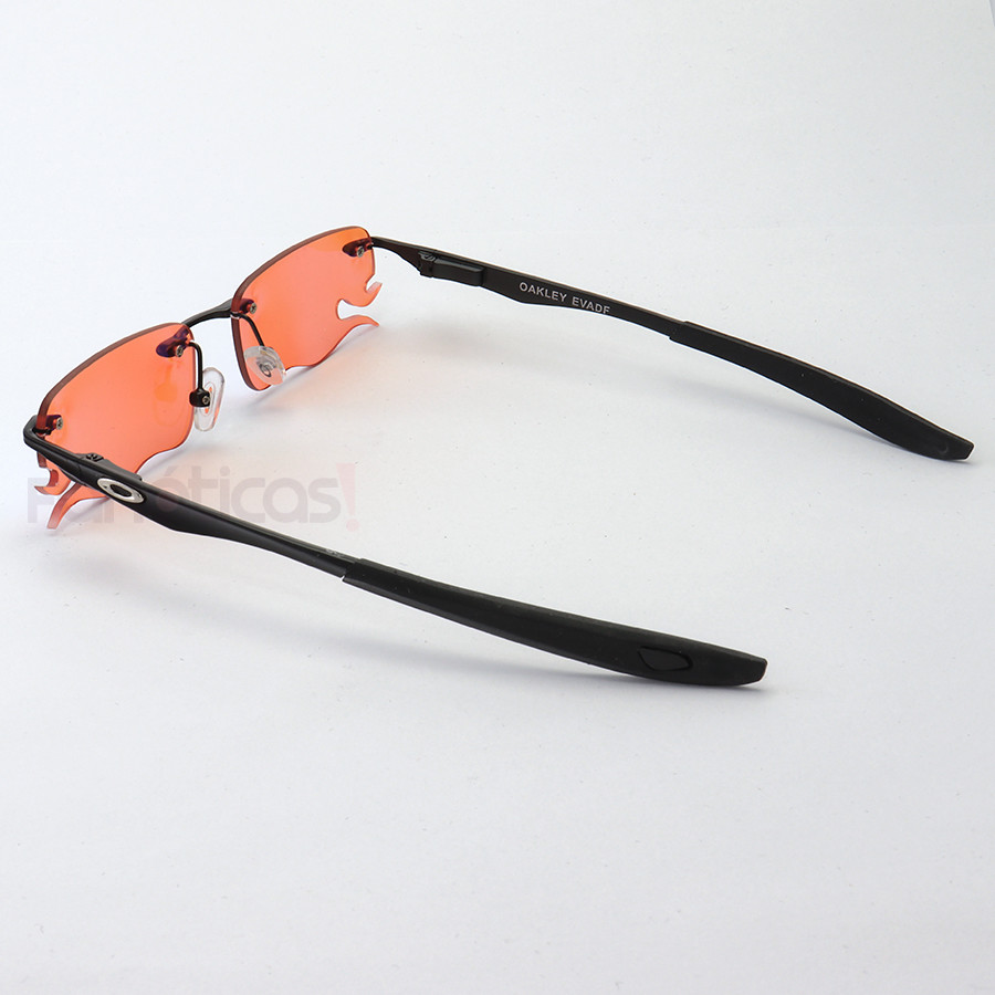 Óculos de Sol Lupinha Lupa Oakley Vilão Fio Nylon Cinza e Pink