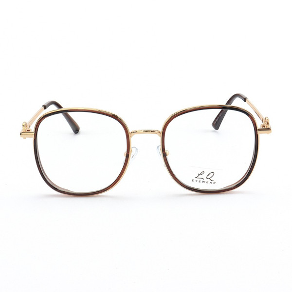 Armação de Óculos Redondo LQ95879 Marrom