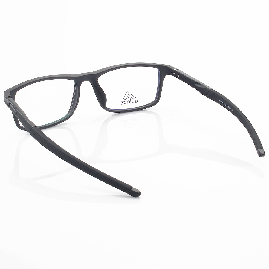 Armação de Óculos Retangular Adidas A692 Preto