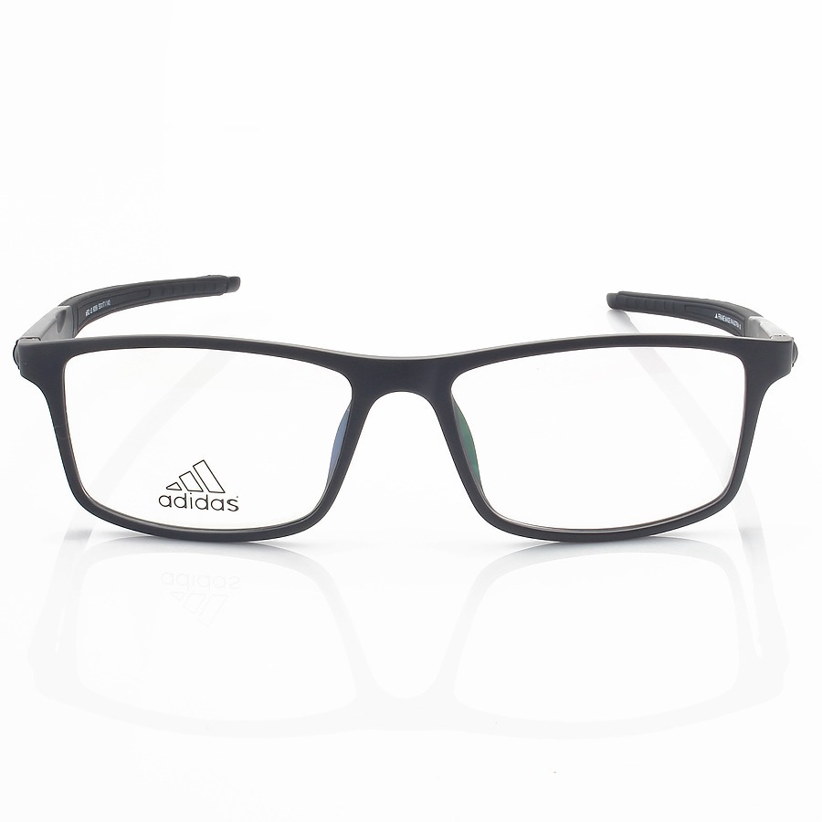 Armação de Óculos Retangular Adidas A692 Preto