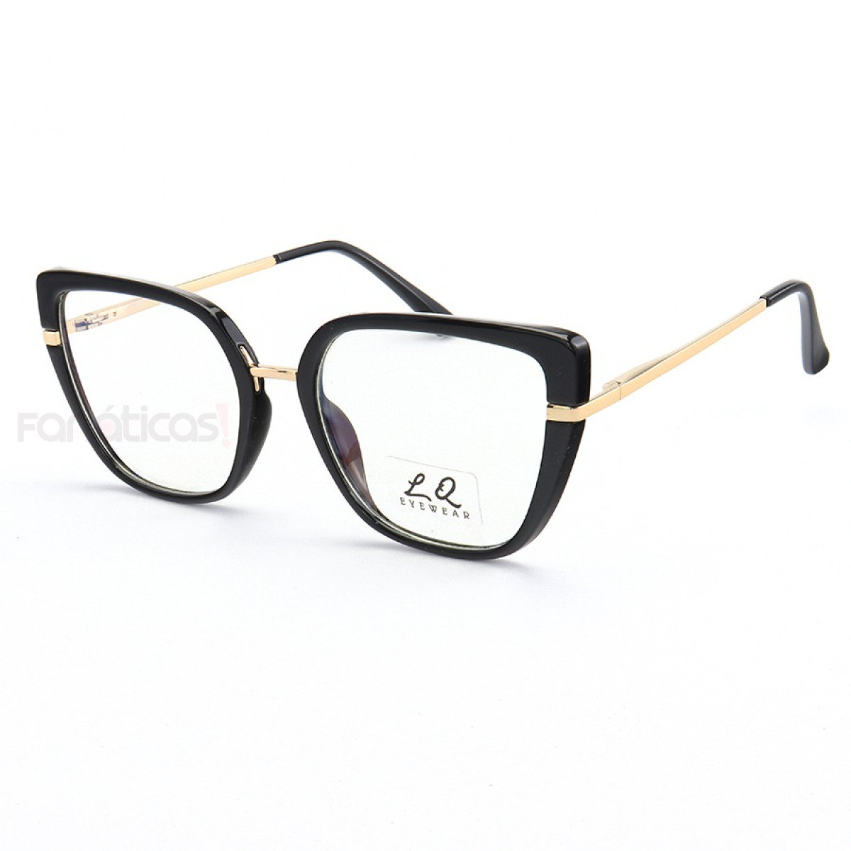 Armação de Óculos Quadrado LQ95280 Preto