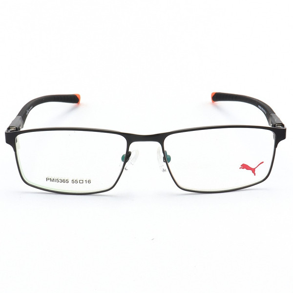 Armação de Óculos Retangular PM15365 C1-6 Preto e Laranja