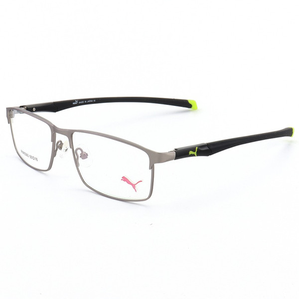 Armação de Óculos Retangular PM15365 C2-4 Cinza e Verde