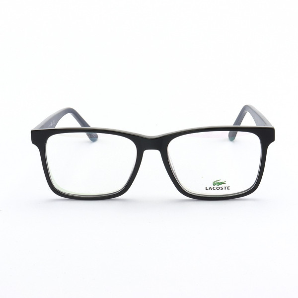 Armação de Óculos Retangular L2741 Preta e Cinza