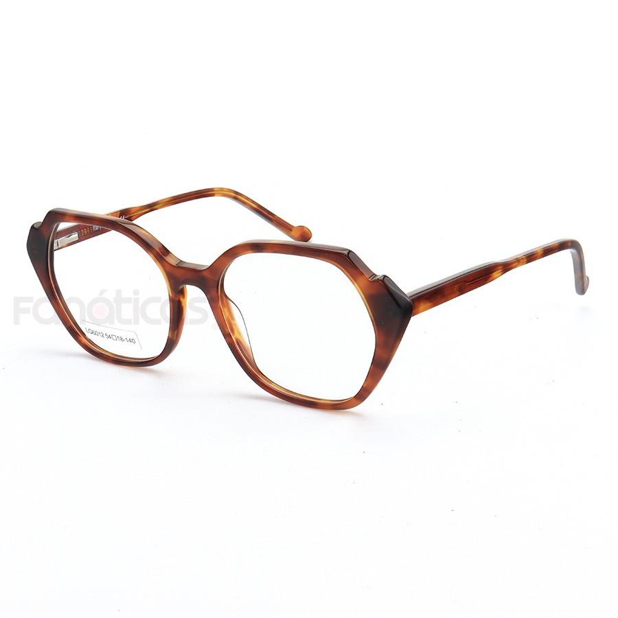 Armação de Óculos Quadrado LQ6012 Caramelo