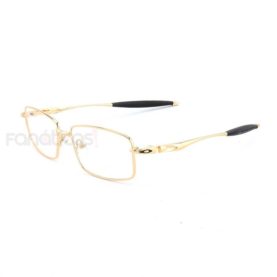 Armação de Óculos Retangular Oakley OX5118 Dourado