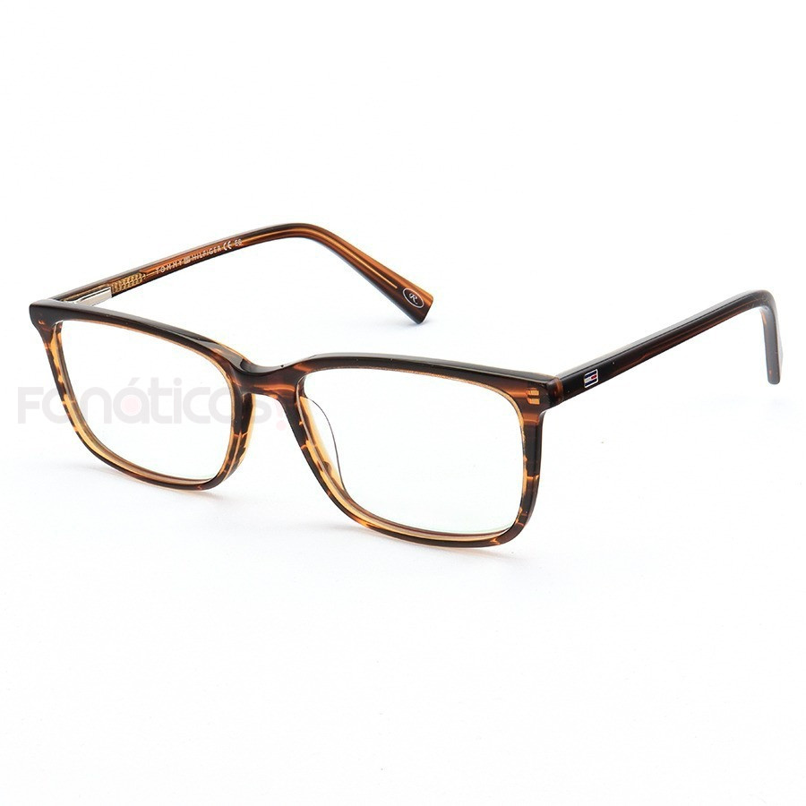 Armação de Óculos Retangular TH1641 Marrom