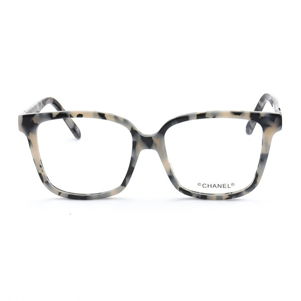Armação de Óculos Quadrado Chanel CH1215 Cinza Tartaruga