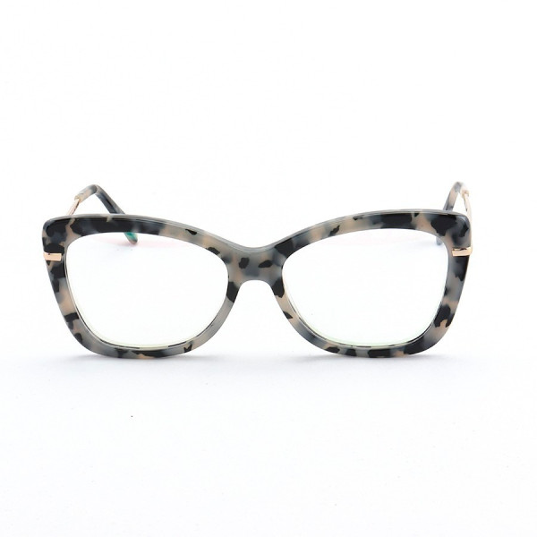 Armação de Óculos Quadrada MJ545 Cinza Tartaruga