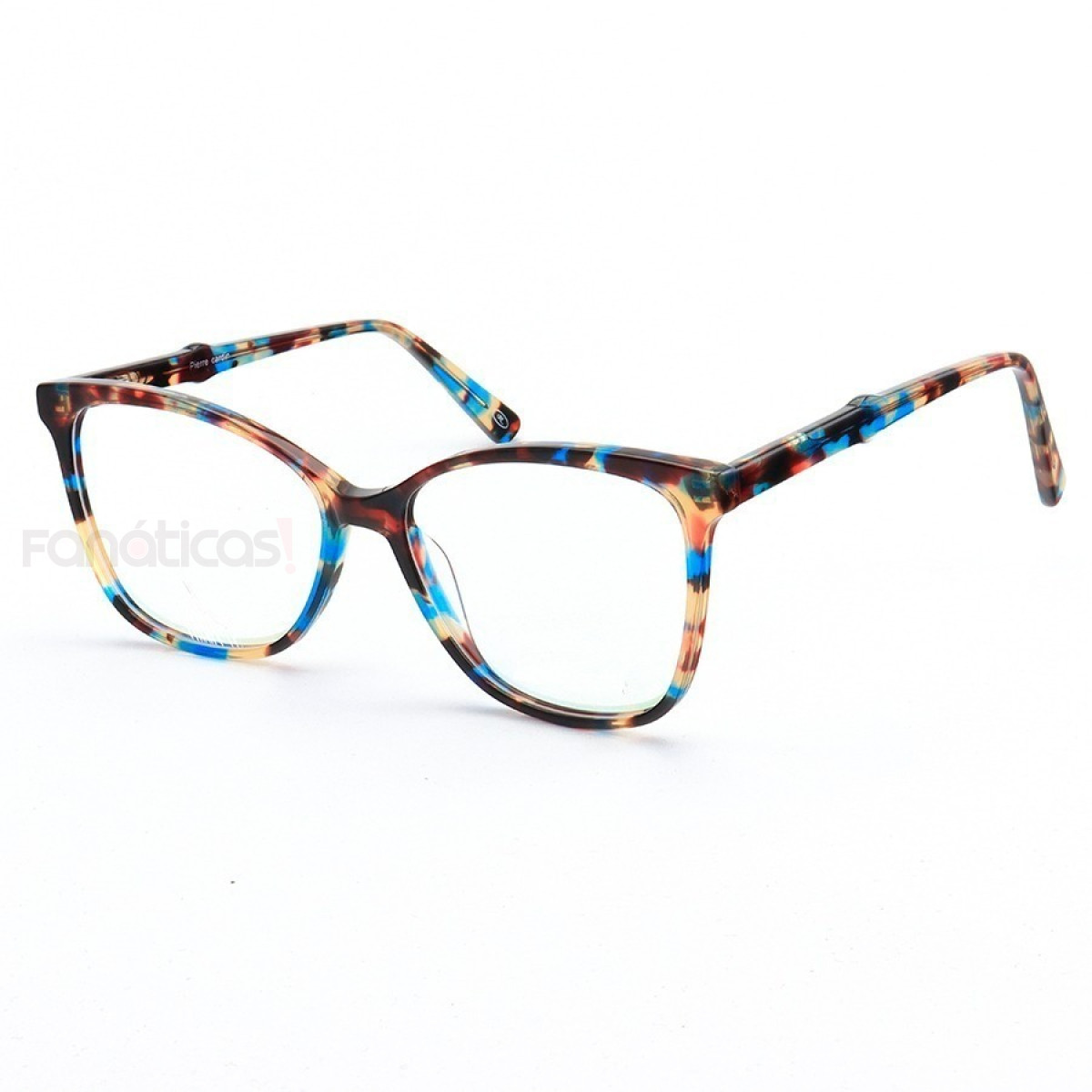 Armação de Óculos Quadrada  PC8470 Azul Tartaruga