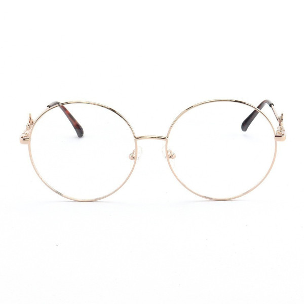 Armação de Óculos Redondo Signature Dourado