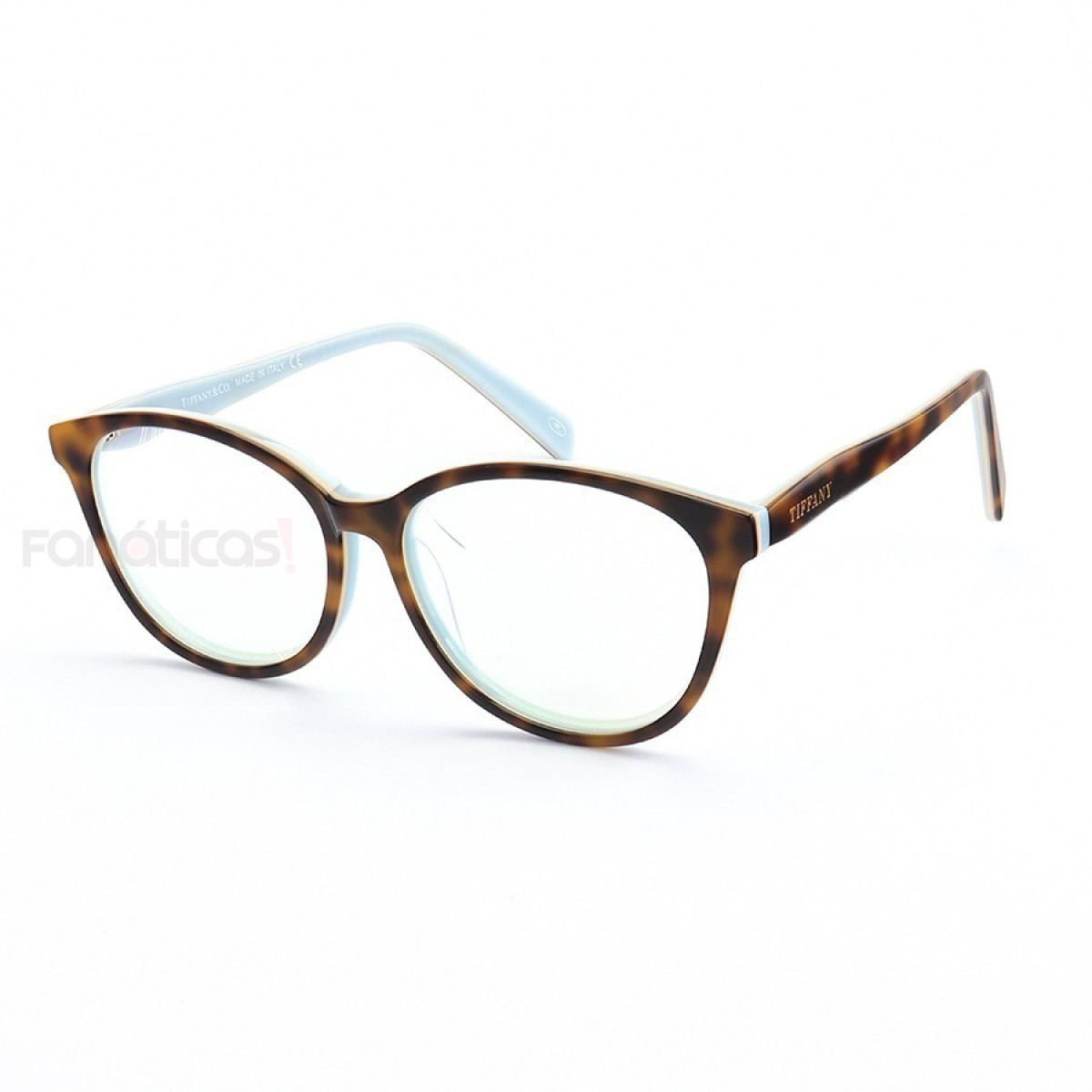 Armação de Óculos Oval TF2175 Tartaruga e Verde